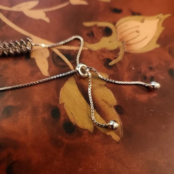 Bella Luce Sterling Silver Rhodium Marquise Bracelet - Picture 5 of 9